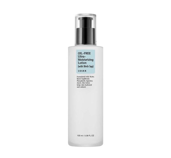 لوسیون مرطوب کننده و آبرسان فاقد چربی کوزارکس-oil free ultra moisturizing lotion cosrx